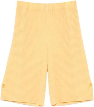 Issey Miyake Wear Or Wrap Shorts - Heren - Korte Broeken - Geel - L - Polyester - Korte Broeken