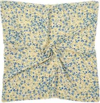 Generic 115 * 115Cm Print Square Chiffon Hijab Scarf For Women Bandana Neck Kerchief Foulard Female Scarfs 12