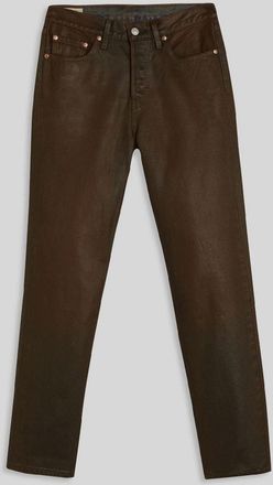 Levi's Womens Levis 501 Straight Leg Five Pocket Jeans in Pay Day - Brown - Size 25W/30L