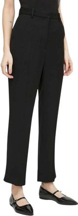 Day Birger Et Mikkelsen Wijde Broek - Dames - Straight fit broeken - Zwart - M - Katoen - Broeken