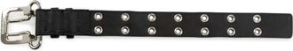 AMBUSH Leren armband - Zwart