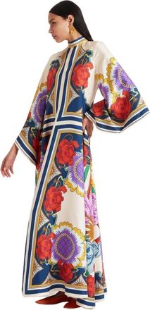 La DoubleJ Magnifico Jurk - Dames - Maxi kleedjes - Veelkleurig - XS - Kleedjes