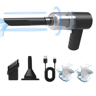 OEM Este Minipurificador De Aire Port&aacute;til E Inal&aacute;mbrico, Ideal Para Aspiradoras De Coche De Mano, Cuenta Con Una Potente Succi&oacute;n De 120 W, Carga Usb, Dos 