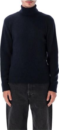 Roberto Collina High Neck - Heren - Coltruien - Blauw - XL - Truien & Vesten