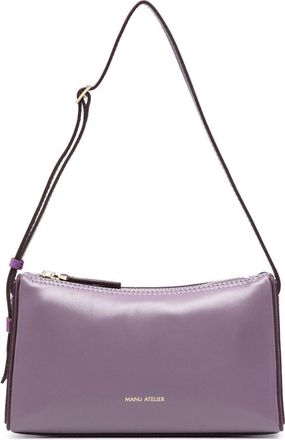 Manu Atelier mini Prism shoulder bag - women - Calf Leather - One Size - Purple