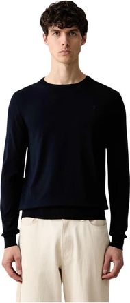 Trussardi Truien & Vesten, Heren, Blauw, S, Nylon, Trui met ronde hals