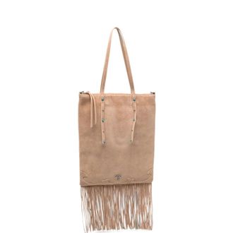 Pinko Pinko, Tassen, Dames, Beige, ONE Size, Su&egrave;de, Tote Bags