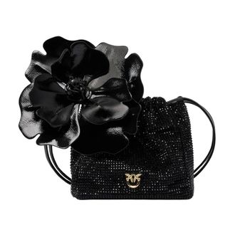 Pinko Pinko - Bucket Bag - Dames - Tassen - Zwart - Maat: ONE Size