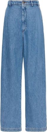Sportmax Dames, Jeans, Blauw, Maat: W28 Denim
