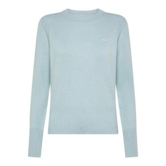 Sun 68 Round-neck Truien - Dames - Ronde hals truien - Blauw - S - Truien & Vesten