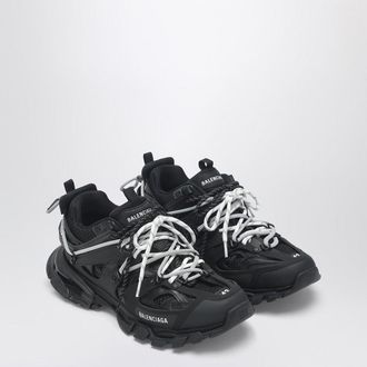 Balenciaga Low Track Sneakers in Schwarz und Wei&szlig;