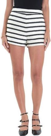 English Factory Stripe Tweed Shorts in Off White/black at Nordstrom Rack, Size X-Small