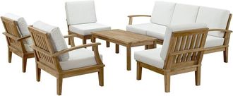 ModWay Discontinued Modway Marina 8-Piece Teak Outdoor Patio Set