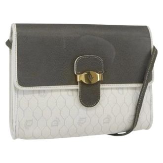 Dior Pre-owned Cross Body Bags, female, White, Size: ONE SIZE Pre-owned Vintage Shoulder Bag
