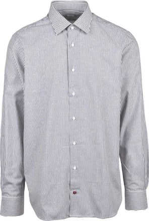 Carrel White/Blue Wool Shirt