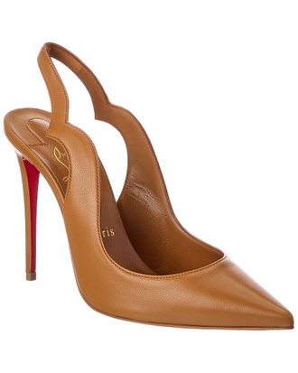 Christian Louboutin 100 Leather Slingback Pump