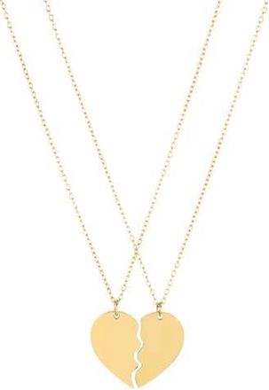 Adornia 18k Gold Plated Heart Break Necklace Set at Nordstrom Rack