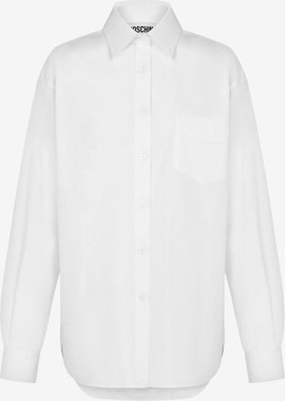 Moschino Camicia in popeline di cotone - Bianco