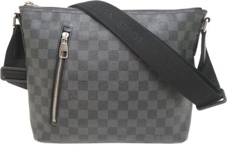 Louis Vuitton Damier Graphite Black Damier Graphite Shoulder Bag (Pre-Owned)
