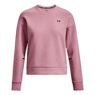 Under Armour (WMNS) Under Armour Unstoppable Fleece Crew Neck Pink 1379835-697