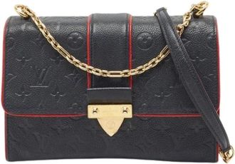 Louis Vuitton Pre-owned Leren Crossbodytas - Dames - Vintage Schoudertas - Blauw - ONE Size - Leer - Vintage
