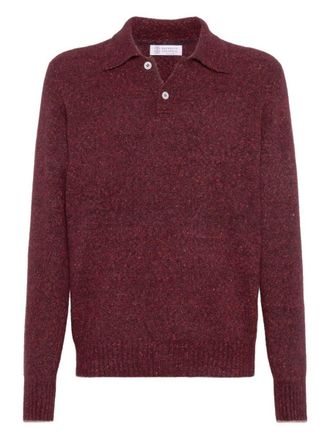 Brunello Cucinelli Wool Polo Shirt