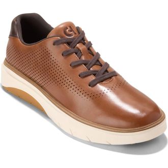 Cole Haan GrandPro Featherarc Laser Sneaker in British Tan/Ivory/Chocolate at Nordstrom Rack, Size 10