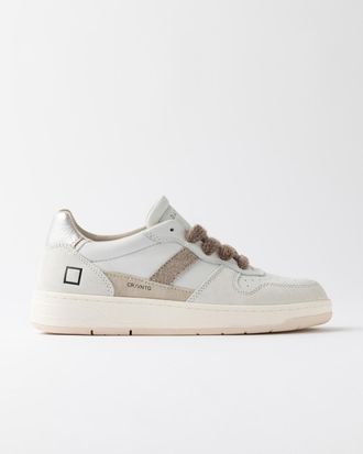 D.A.T.E. court 2.0 vintage white-silver