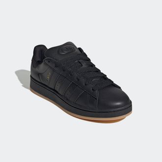 adidas Sneaker ADIDAS ORIGINALS CAMPUS 00S, Herren, Gr. 38,5, schwarz (core schwarz, core schwarz, core schwarz), Leder, Schuhe Sneaker