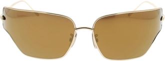 Loewe Chique Zonnebril - Dames - Zonnebrillen - Geel - ONE Size - Accessoires