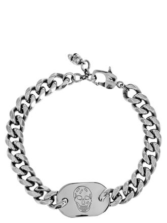 Alexander McQueen Armband Totenkopfplatte