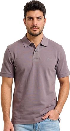 HUGO BOSS Light Purple Logo Polos