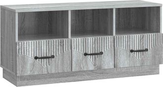 vidaXL Mueble De Tv Con Caj&oacute;n Gris Sonoma 102 X 34,5 X 47 Cm Vidaxl