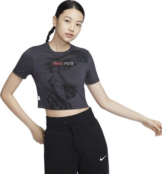 Nike (WMNS) Nike Sportswear Slim Crop T-shirt Asia Sizing Anthracite HF7396-060