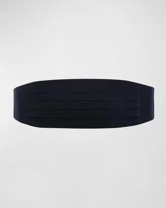 Trafalgar Store Men & apos;s Sutton Pleated Satin Cummerbund