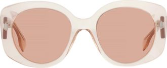 Fendi Pink Round Ladies Sunglasses FE40137I 72Y 51