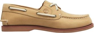 Timberland Klassieke Beige Leren Bootschoenen - Dames - Bootschoenen - Beige - 37 EU - Schoenen