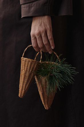 Ferm Living Braided Cones, Set of 2