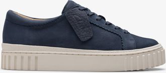 Clarks Mayhill Wandelschoenen Navy Nubuck