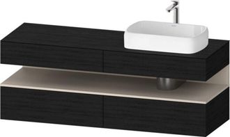 Duravit Qatego Consola Mueble Bajo Lavabo, 2 Extensiones, 2 - Duravit