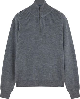 Paul & Shark Turtleneck Sweater - Heren - Coltruien - Grijs - L - Truien & Vesten