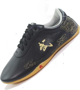 Generic Taekwondo Shoes, Martial Arts Sports Boxing Karate Taichi Lightweight for Kids Women Men Adult(Black,10.5 UK Child)