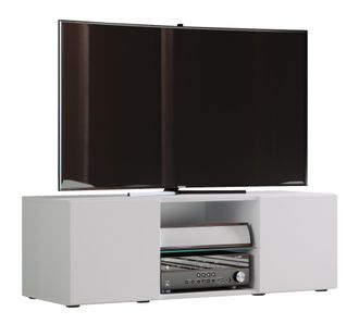 ebuy24 Ebuy24 - Muebles Tv Vcm Lowboard Gabinete Tv Dimensiones Al. 40 X An. 115 X T. 36 Cm Muebles Fernseh - Lowina (blanco)