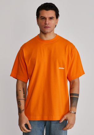 Siksilk Camiseta para Hombres Naranja Gr&aacute;fica XXL