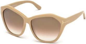 Tom Ford Ladies Black Cat Eye Sunglasses FT0317 72L
