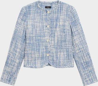 Theory Clean Tweed Jacket