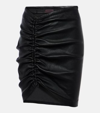 Stouls Mouna leather miniskirt