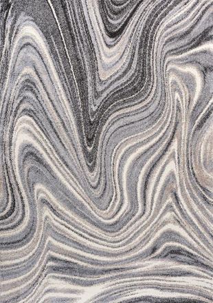 Jonathan Y Designs Eleni Contemporary Glam Abstract Marble Area Rug in Charcoal/cream at Nordstrom, Size 5Ft 0In X 8Ft 0In