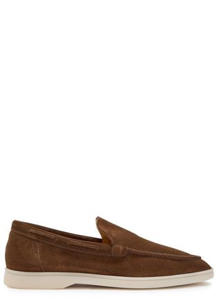 Aur&eacute;lien Yacht Suede Loafers - Brown - 11 (IT45 / UK11)