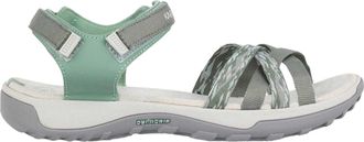 Karrimor Salina platte sandalen voor dames (Groen Baai)